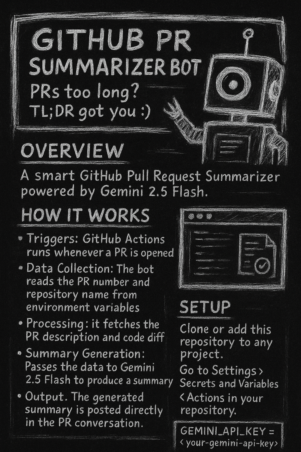 PR summarizer bot comment